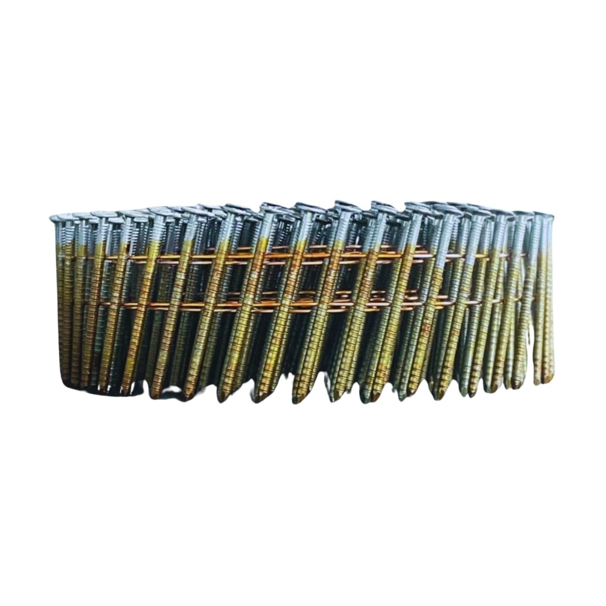Akdeniz Coilnägel 2,1 x 25 mm drahtmagaziniert 15 Grad Ringschaft blank
